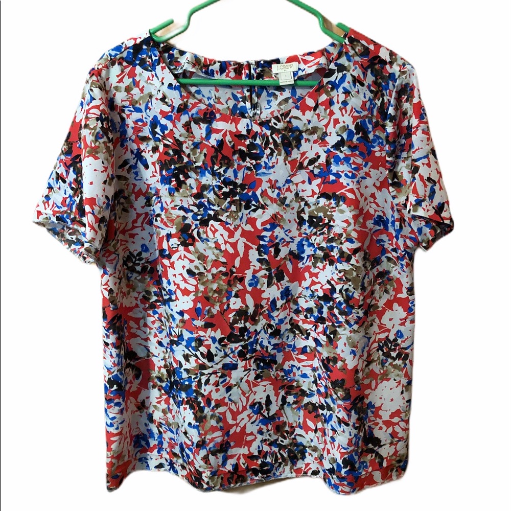 J.Crew Floral Blouse